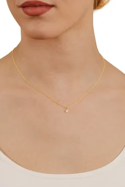 Schmuckladen Halskette Cluster mit Zirkonia - 925 Sterlingsilber^ Valentinstag|Schmuck