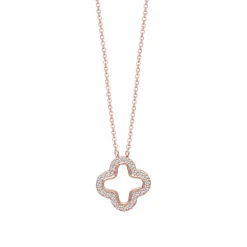 Schmuckladen Halskette Kleeblatt - 925 Sterlingsilber^ Valentinstag|Schmuck
