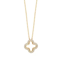 Schmuckladen Halskette Kleeblatt - 925 Sterlingsilber^ Valentinstag|Schmuck