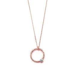 Schmuckladen Halskette Kreis mit Zirkonia^ Schmuck