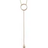 Schmuckladen Halskette Kreis Zirkonia mit Perle^ Perlenketten|Schmuck