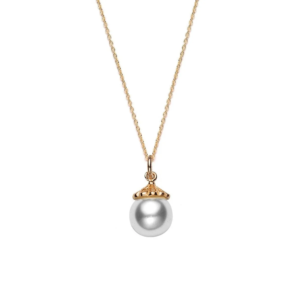 Schmuckladen Halskette mit Perlen-Anhänger - 925 Sterlingsilber^ Perlenketten|Schmuck
