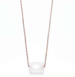 Schmuckladen Halskette "Magic Quarz" Rosegold vergoldet^ Schmuck