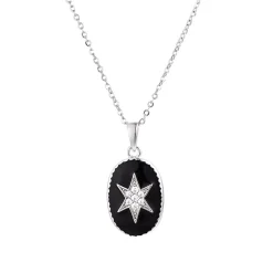 Schmuckladen Halskette "sparkling star " - 925 Sterlingsilber^ Schmuck