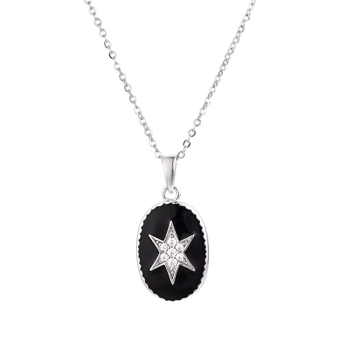 Schmuckladen Halskette "sparkling star " - 925 Sterlingsilber^ Schmuck