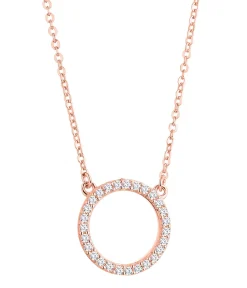 Schmuckladen Halskette Sparkling Circle 925 Sterlingsilber^ Schmuck