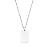 Schmuckladen Herren-Halskette Dog Tag^ Edelstahl Halsketten|Schmuck Mit Abdrücken