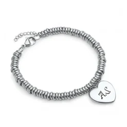 Schmuckladen Herz-Armband aus Edelstahl^ Edelstahl Armbänder|Herzarmbänder