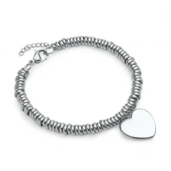 Schmuckladen Herz-Armband aus Edelstahl^ Edelstahl Armbänder|Herzarmbänder