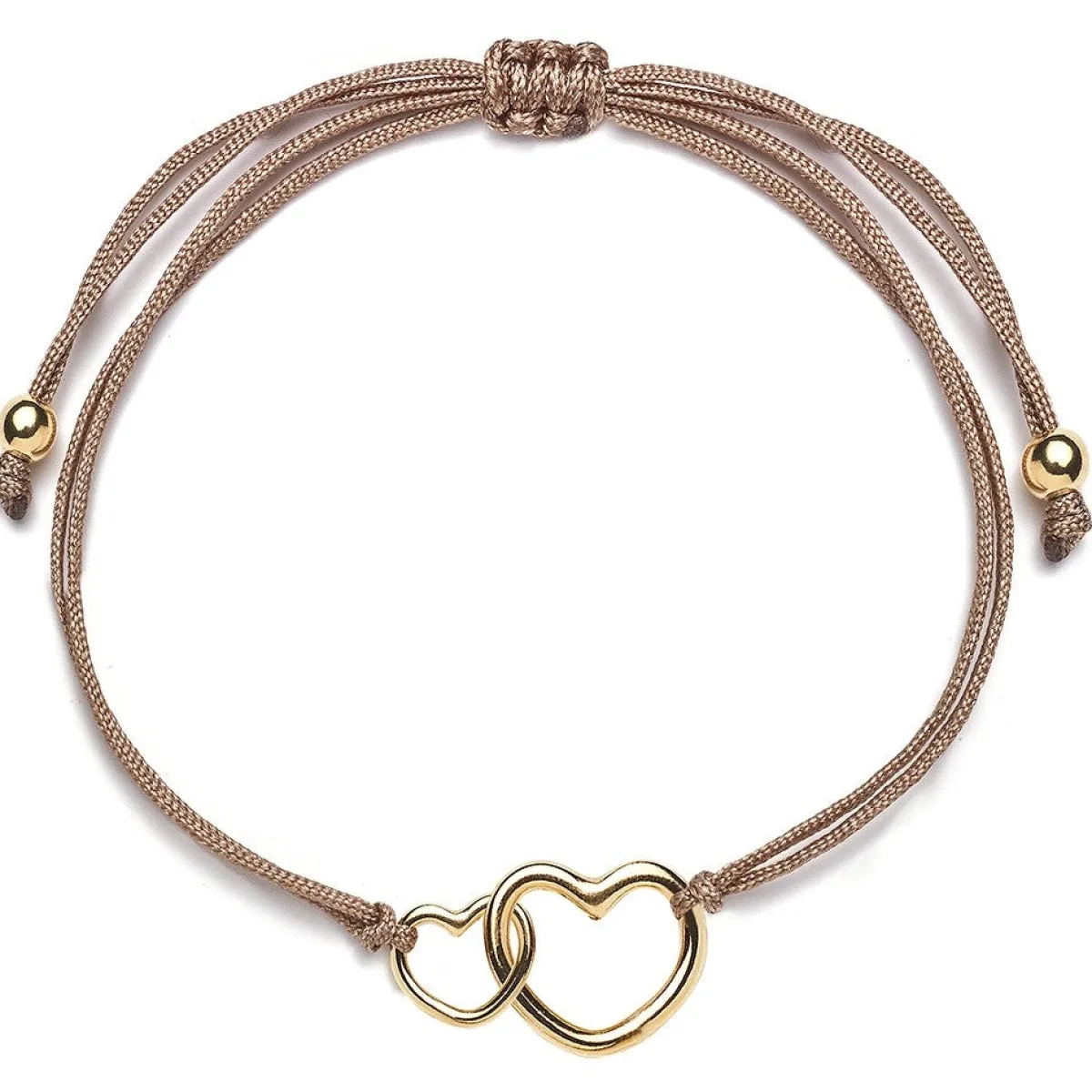 Schmuckladen Herz-Armband Double Feeling - 925 Sterlingsilber^ Valentinstag|Stoffarmbänder