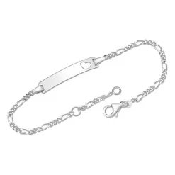 Schmuckladen Herz-Armband inkl. Gravur (925 Silber)^ Herzarmbänder|Armbänder Mit Gravur