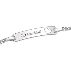Schmuckladen Herz-Armband inkl. Gravur (925 Silber)^ Herzarmbänder|Armbänder Mit Gravur