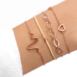 Schmuckladen Herz-Armband Sparkling Heart mit Zirkonia - 925 Sterlingsilber^ Weihnachten|Schmuck