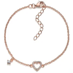 Schmuckladen Herz-Armband Sparkling Heart mit Zirkonia - 925 Sterlingsilber^ Weihnachten|Schmuck