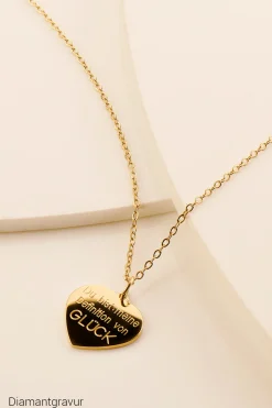 Schmuckladen Herzkette - Little Heart - individuell gravierbar^ Weihnachten|Schmuck