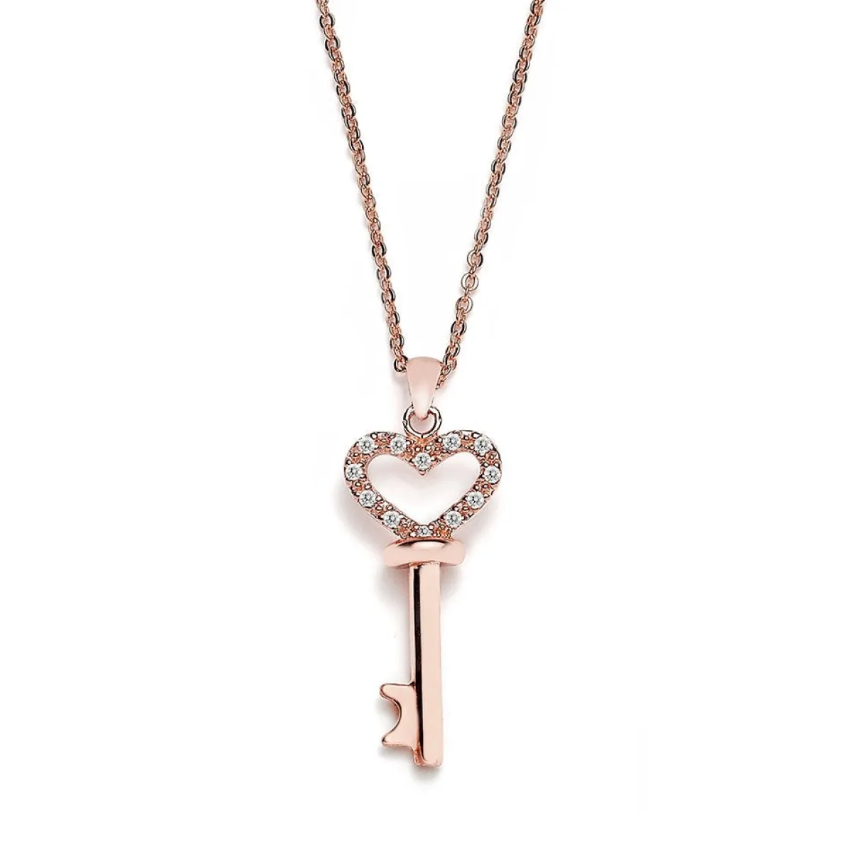 Schmuckladen Herzkette mit Schlüssel Key to Your Heart - 925 Sterlingsilber^ Weihnachten|Schmuck