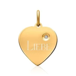 Schmuckladen Herzkette mit Zirkonia^ Muttertag|Valentinstag