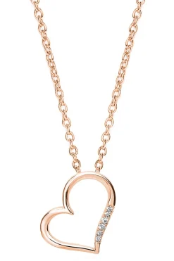 Schmuckladen Herzkette mit Zirkonia - 925 Sterlingsilber^ Weihnachten|Schmuck