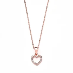 Schmuckladen Herzkette Zirkonia - 925 Sterlingsilber^ Weihnachten|Schmuck