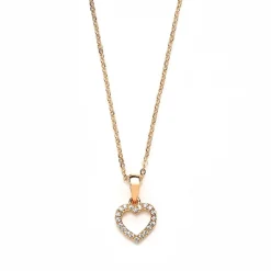 Schmuckladen Herzkette Zirkonia - 925 Sterlingsilber^ Weihnachten|Schmuck
