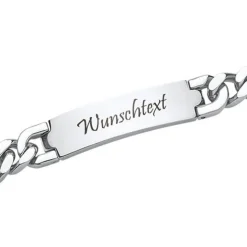 Schmuckladen Hochwertiges Edelstahlarmband, gravierbar für Herren^ Armbänder Mit Gravur|Armbänder Mit Gravur