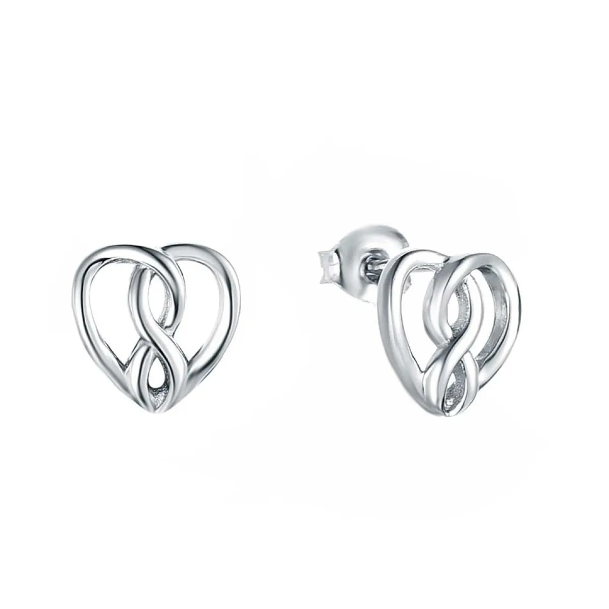 Schmuckladen Infinity Herz Ohrringe - 925 Sterlingsilber^ Ohrstecker|Schmuck