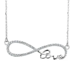 Schmuckladen Infinity Love Halskette - 925 Sterlingsilber^ Valentinstag|Schmuck