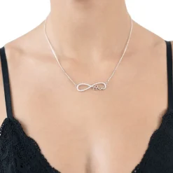 Schmuckladen Infinity Love Halskette - 925 Sterlingsilber^ Valentinstag|Schmuck
