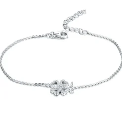 Schmuckladen Kleeblatt Armband - 925 Sterlingsilber^ Schmuck