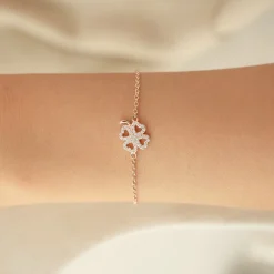 Schmuckladen Kleeblatt Armband - 925 Sterlingsilber^ Schmuck