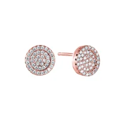 Schmuckladen Kreis Ohrstecker mit Zirkonia - 925 Sterlingsilber^ Ohrstecker|Schmuck