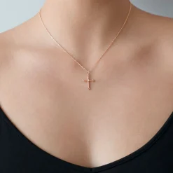 Schmuckladen Kreuz - Halskette "sparkling Cross" 925 Sterlingsilber^ Konfirmation|Schmuck