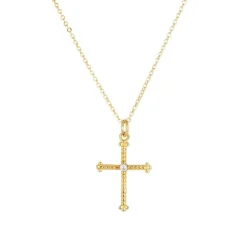 Schmuckladen Kreuz - Halskette "sparkling Cross" 925 Sterlingsilber^ Konfirmation|Schmuck