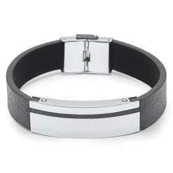 Schmuckladen Lederarmband mit Gravurplatte für Herren^ Lederarmbänder|Armbänder Mit Gravur