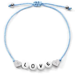 Schmuckladen Love Armband mit Diamantgravur^ Stoffarmbänder|Namensarmbänder