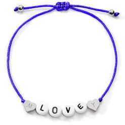 Schmuckladen Love Armband mit Diamantgravur^ Stoffarmbänder|Namensarmbänder