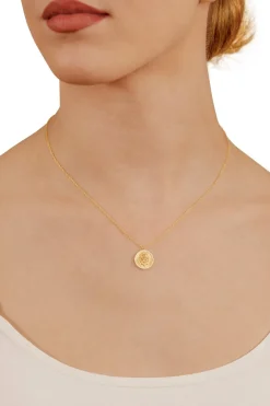 Schmuckladen Münzkette Löwenkopf mit Zirkonia - 925 Sterlingsilber^ Schmuck