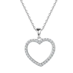 Schmuckladen Muttertagsgeschenk - Big Heart Halskette - 925 Sterlingsilber^ Muttertag|Schmuck