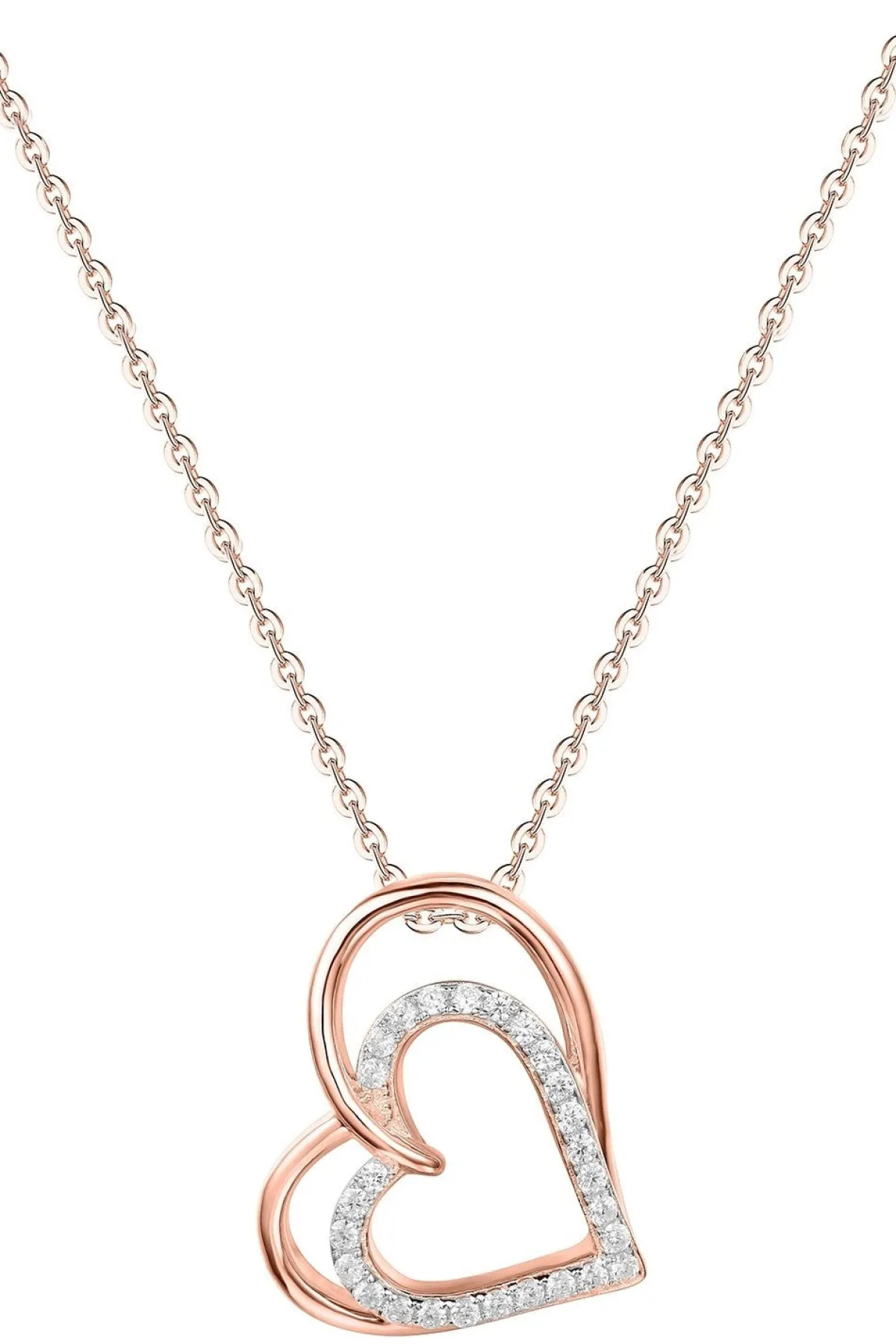 Schmuckladen Muttertagsgeschenk - Halskette Double Heart - 925 Sterlingsilber^ Muttertag|Schmuck