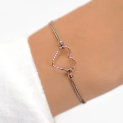 Schmuckladen Muttertagsgeschenk - Herz-Armband Deep Love | individuell gravierbar^ Muttertag|Schmuck