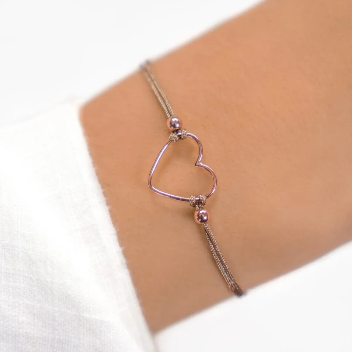 Schmuckladen Muttertagsgeschenk - Herz-Armband Deep Love | individuell gravierbar^ Muttertag|Schmuck