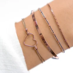 Schmuckladen Muttertagsgeschenk - Herz-Armband Deep Love | individuell gravierbar^ Muttertag|Schmuck