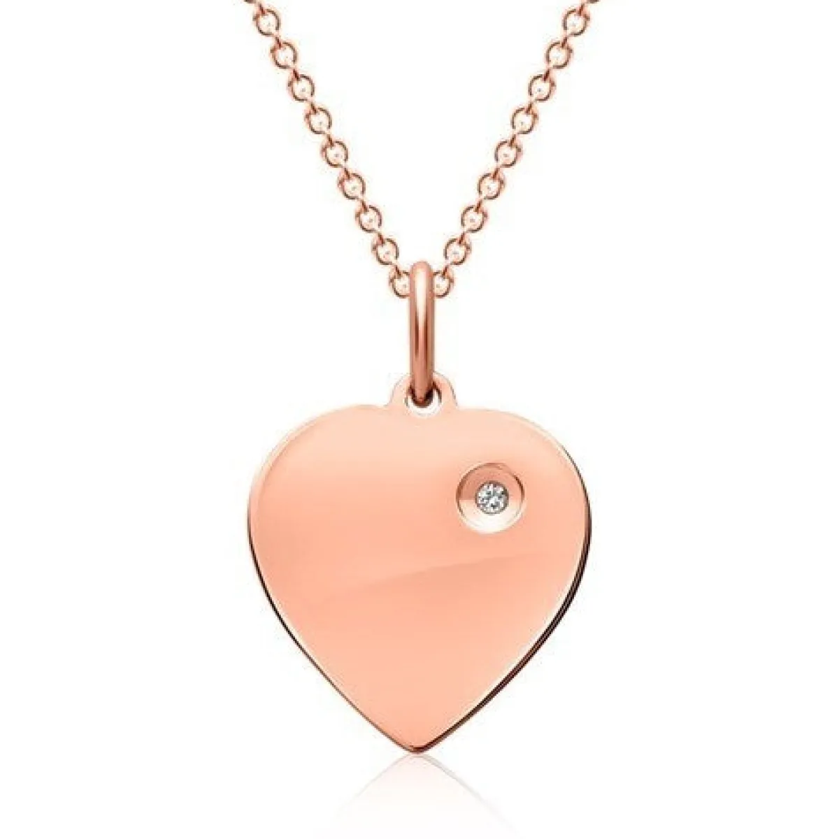 Schmuckladen Muttertagsgeschenk - Herzkette mit Zirkonia - 925 Sterlingsilber^ Muttertag|Personalisierter Schmuck Für Mamas