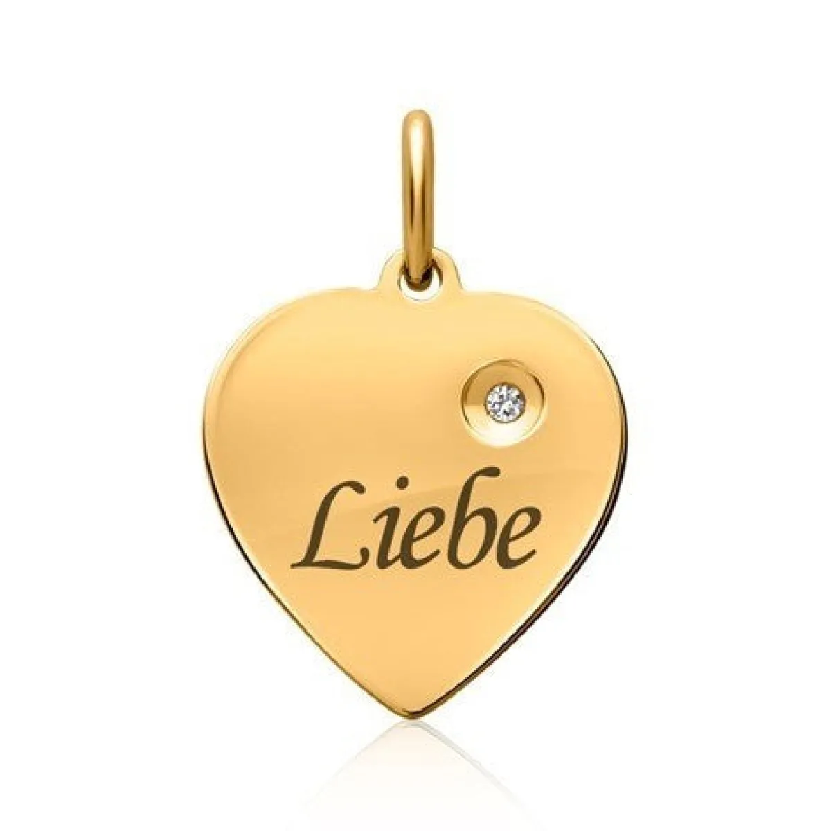 Schmuckladen Muttertagsgeschenk - Herzkette mit Zirkonia - 925 Sterlingsilber^ Muttertag|Personalisierter Schmuck Für Mamas