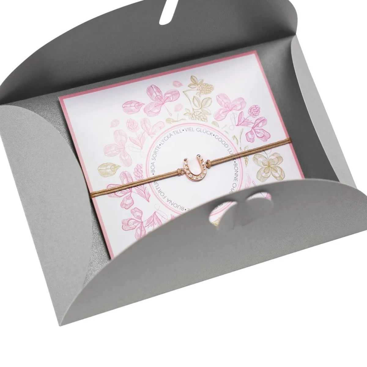 Schmuckladen Muttertagsgeschenk - Stoffarmband "für immer Liebe" - 925 Sterlingsilb^ Muttertag|Schmuck