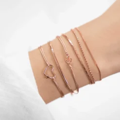 Schmuckladen Muttertagsgeschenk - Stoffarmband Anker - 925 Sterlingsilber^ Muttertag|Schmuck