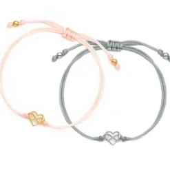 Schmuckladen Muttertagsgeschenk-Set - Herzarmbänder mit Infinity Heartlove^ Muttertag|Schmuck