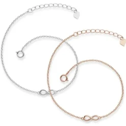 Schmuckladen Muttertagsgeschenk-Set - Infinity-Armbänder 925 Sterlingsilber^ Muttertag|Schmuck