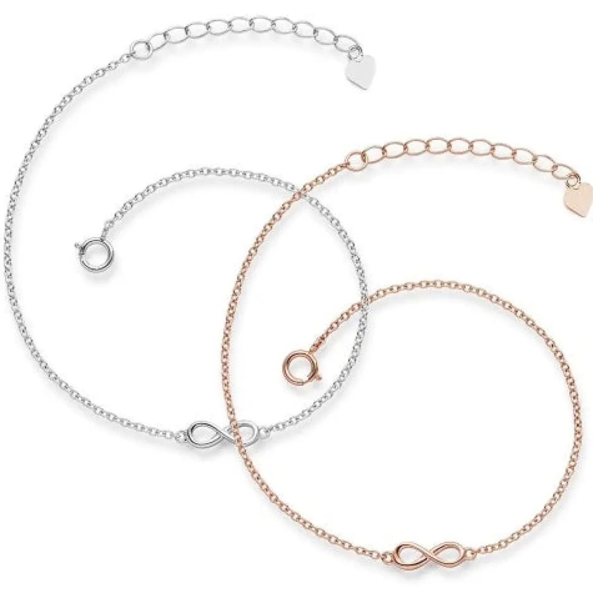 Schmuckladen Muttertagsgeschenk-Set - Infinity-Armbänder 925 Sterlingsilber^ Muttertag|Schmuck