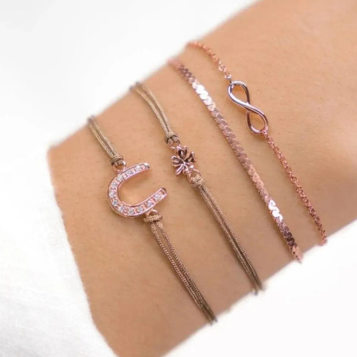 Schmuckladen Muttertagsgeschenk-Set - Infinity-Armbänder 925 Sterlingsilber^ Muttertag|Schmuck